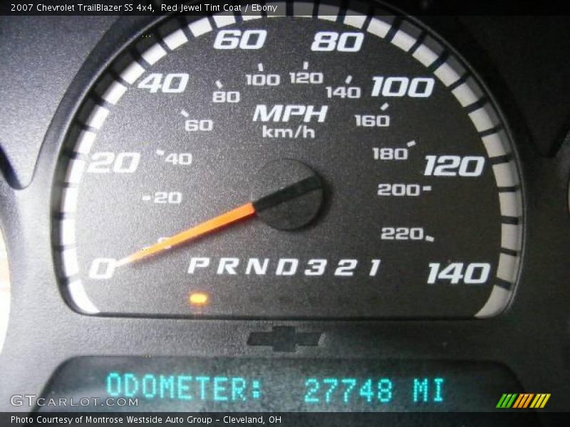 Red Jewel Tint Coat / Ebony 2007 Chevrolet TrailBlazer SS 4x4