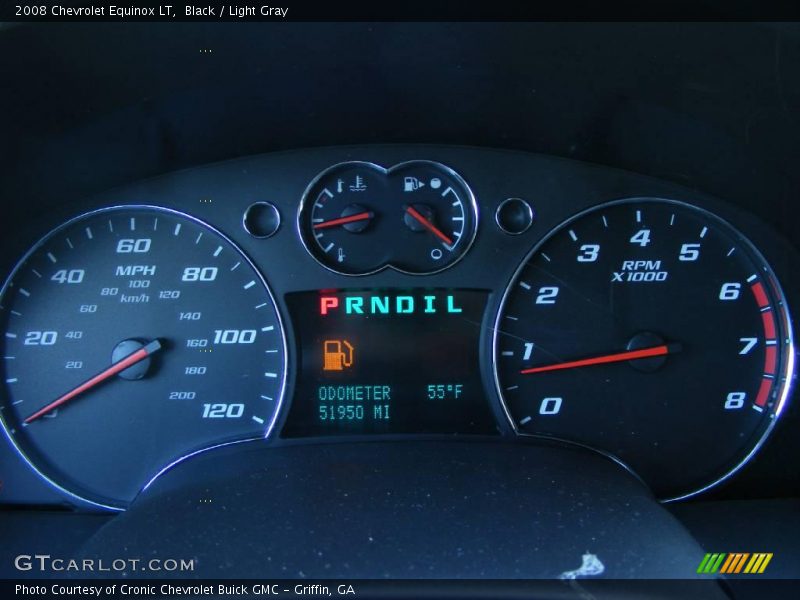 Black / Light Gray 2008 Chevrolet Equinox LT