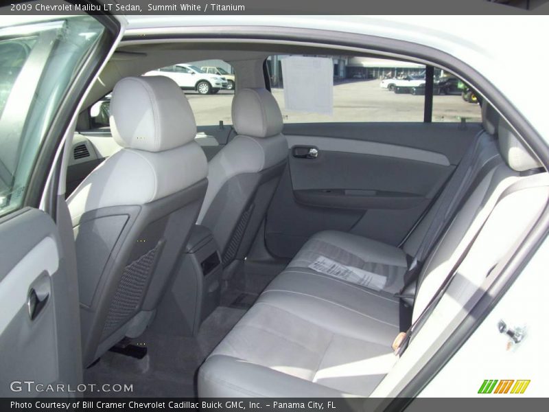 Summit White / Titanium 2009 Chevrolet Malibu LT Sedan