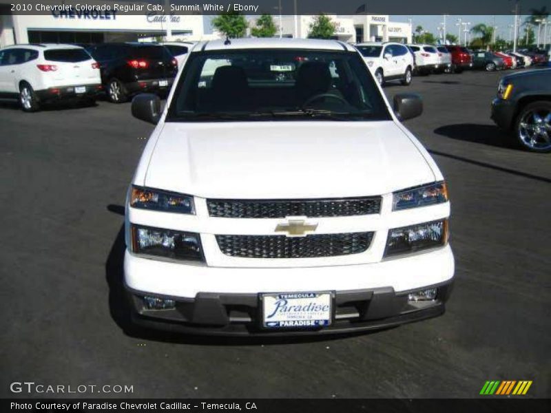 Summit White / Ebony 2010 Chevrolet Colorado Regular Cab