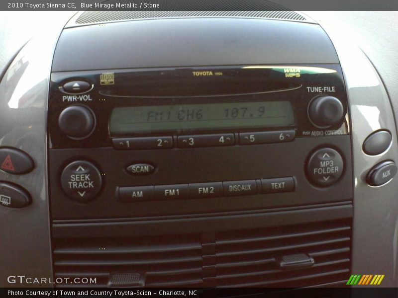 Blue Mirage Metallic / Stone 2010 Toyota Sienna CE