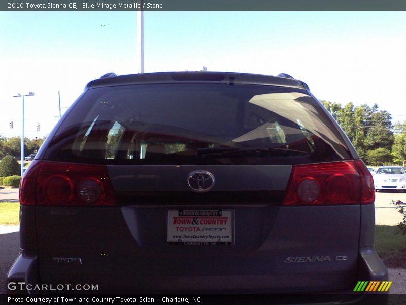 Blue Mirage Metallic / Stone 2010 Toyota Sienna CE