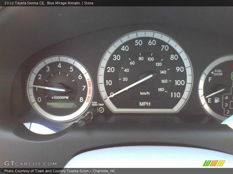 Blue Mirage Metallic / Stone 2010 Toyota Sienna CE
