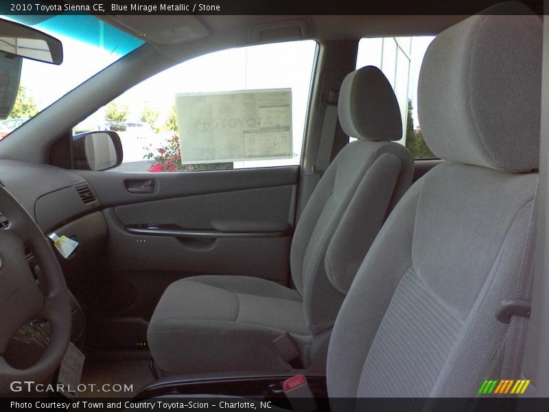Blue Mirage Metallic / Stone 2010 Toyota Sienna CE