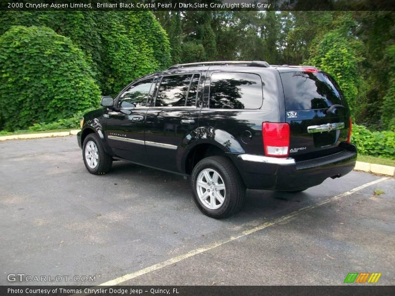 Brilliant Black Crystal Pearl / Dark Slate Gray/Light Slate Gray 2008 Chrysler Aspen Limited
