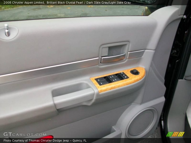 Brilliant Black Crystal Pearl / Dark Slate Gray/Light Slate Gray 2008 Chrysler Aspen Limited