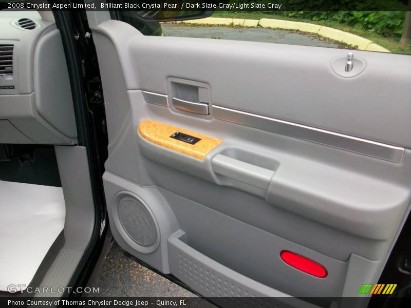 Brilliant Black Crystal Pearl / Dark Slate Gray/Light Slate Gray 2008 Chrysler Aspen Limited