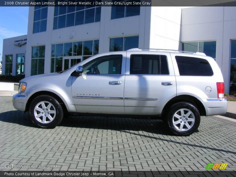 Bright Silver Metallic / Dark Slate Gray/Light Slate Gray 2008 Chrysler Aspen Limited