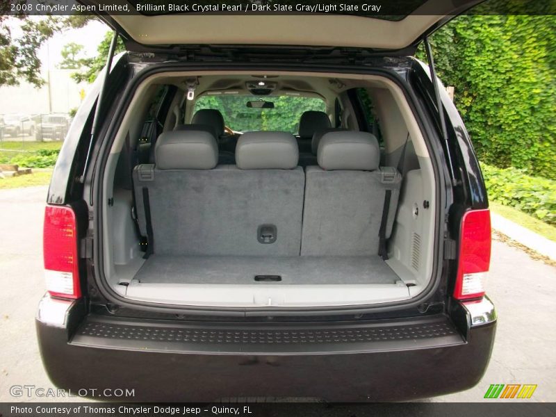 Brilliant Black Crystal Pearl / Dark Slate Gray/Light Slate Gray 2008 Chrysler Aspen Limited