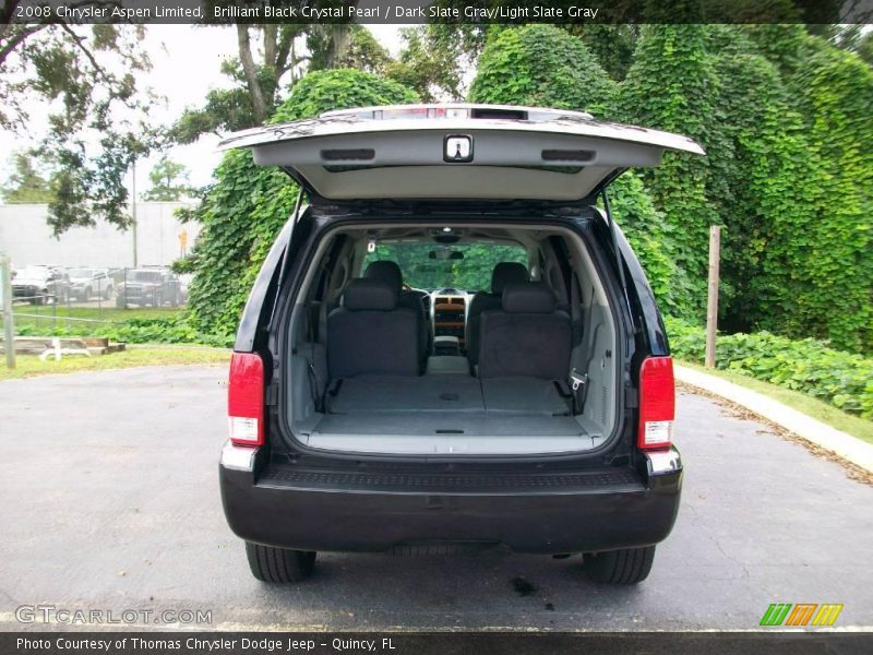 Brilliant Black Crystal Pearl / Dark Slate Gray/Light Slate Gray 2008 Chrysler Aspen Limited
