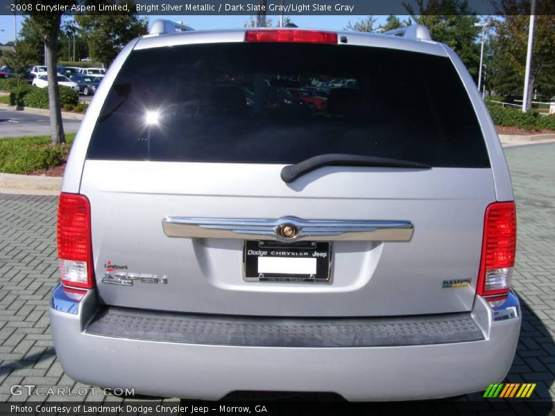 Bright Silver Metallic / Dark Slate Gray/Light Slate Gray 2008 Chrysler Aspen Limited