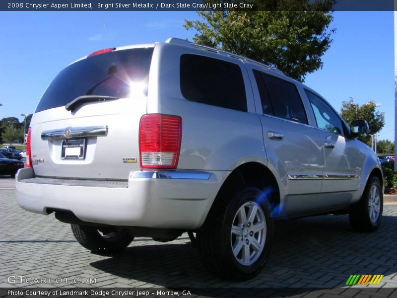 Bright Silver Metallic / Dark Slate Gray/Light Slate Gray 2008 Chrysler Aspen Limited