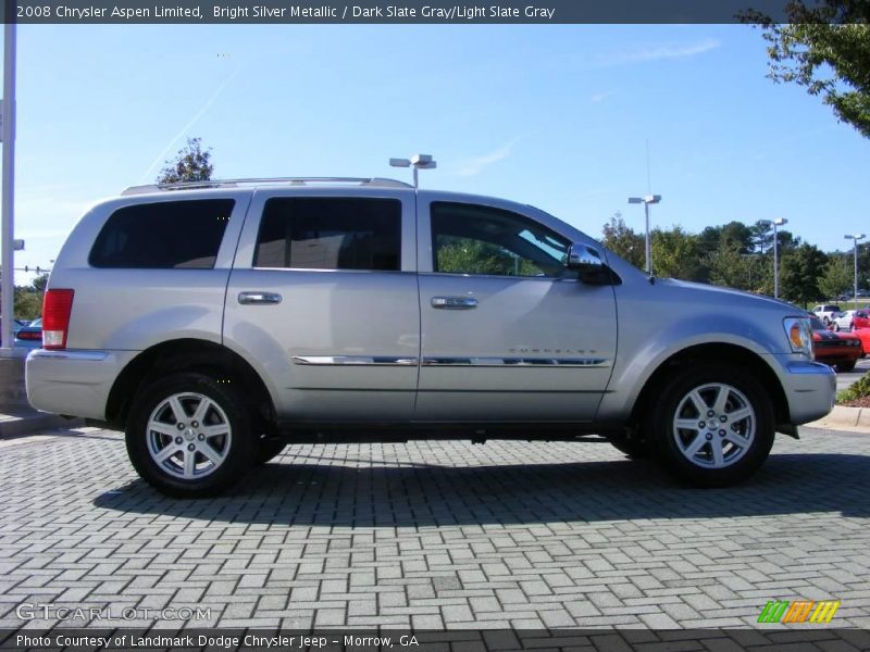 Bright Silver Metallic / Dark Slate Gray/Light Slate Gray 2008 Chrysler Aspen Limited