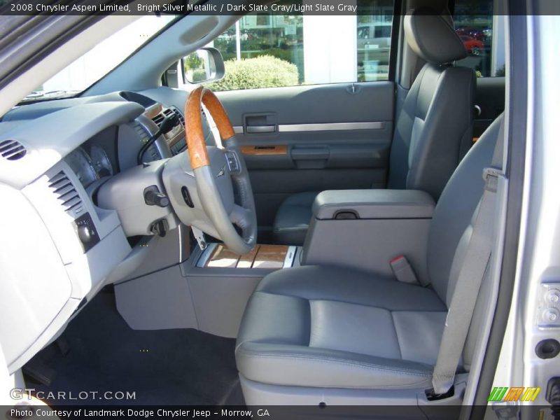 Bright Silver Metallic / Dark Slate Gray/Light Slate Gray 2008 Chrysler Aspen Limited