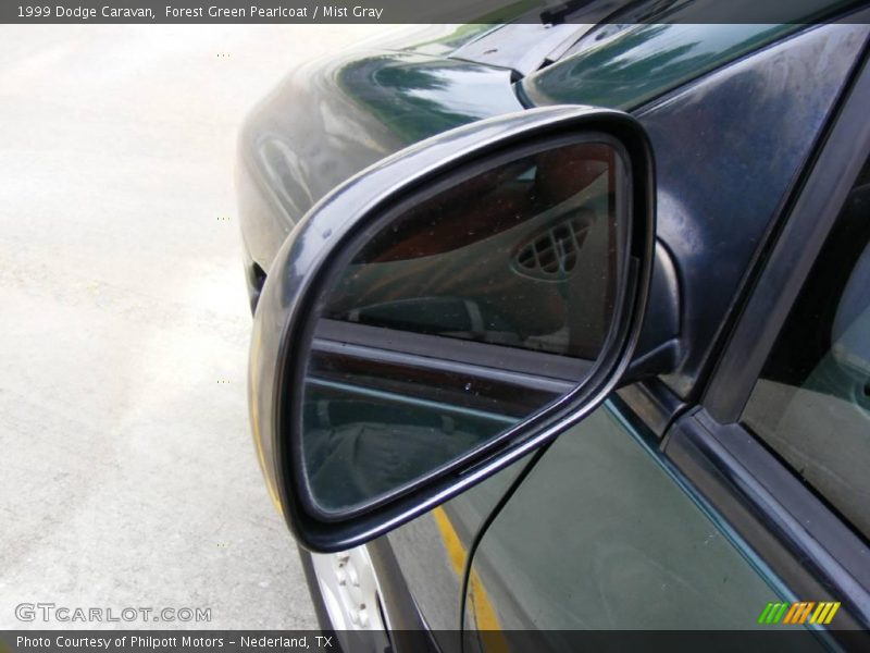 Forest Green Pearlcoat / Mist Gray 1999 Dodge Caravan