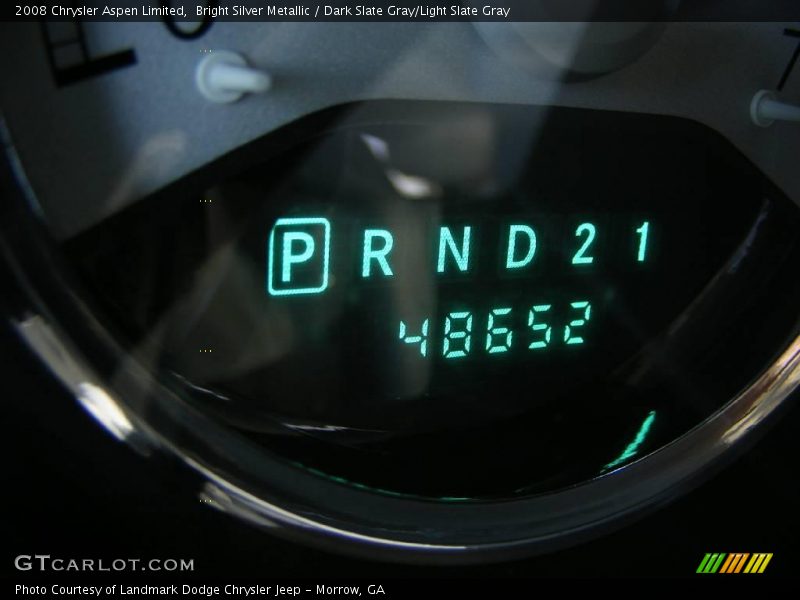 Bright Silver Metallic / Dark Slate Gray/Light Slate Gray 2008 Chrysler Aspen Limited