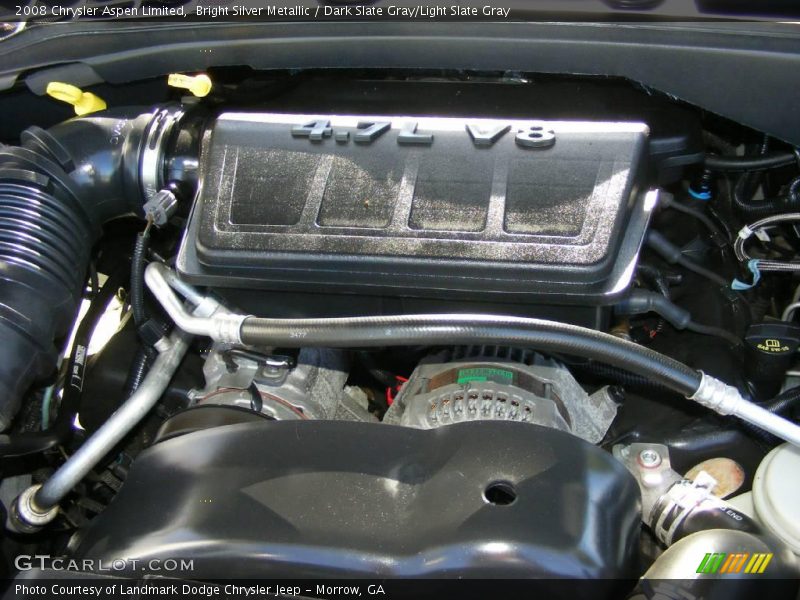 Bright Silver Metallic / Dark Slate Gray/Light Slate Gray 2008 Chrysler Aspen Limited