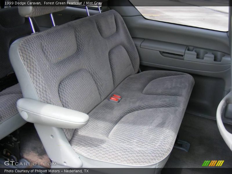 Forest Green Pearlcoat / Mist Gray 1999 Dodge Caravan