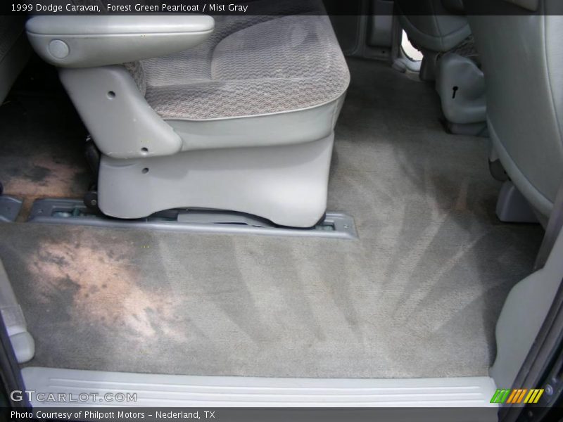Forest Green Pearlcoat / Mist Gray 1999 Dodge Caravan