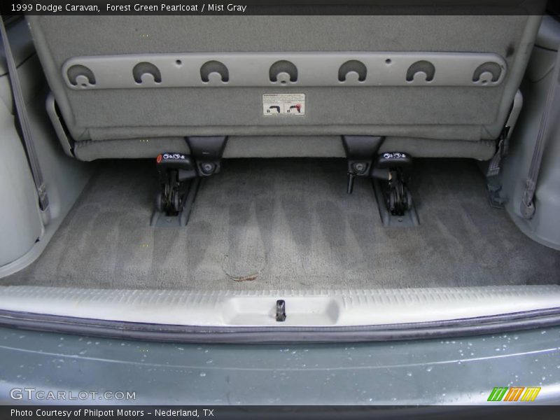 Forest Green Pearlcoat / Mist Gray 1999 Dodge Caravan
