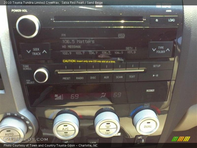 Salsa Red Pearl / Sand Beige 2010 Toyota Tundra Limited CrewMax