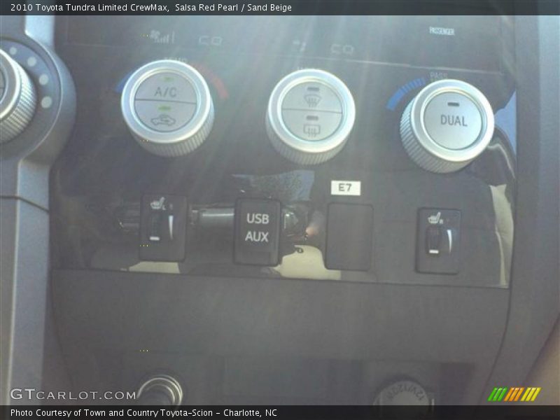 Salsa Red Pearl / Sand Beige 2010 Toyota Tundra Limited CrewMax