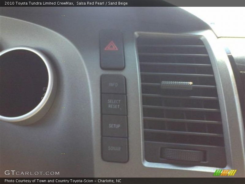 Salsa Red Pearl / Sand Beige 2010 Toyota Tundra Limited CrewMax