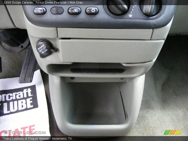 Forest Green Pearlcoat / Mist Gray 1999 Dodge Caravan