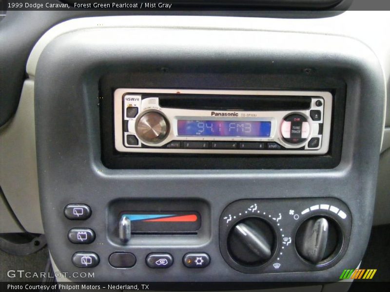 Forest Green Pearlcoat / Mist Gray 1999 Dodge Caravan