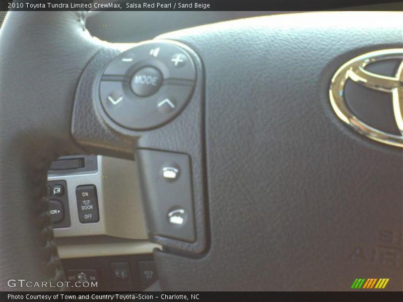 Salsa Red Pearl / Sand Beige 2010 Toyota Tundra Limited CrewMax