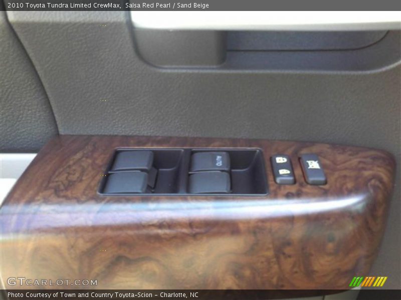 Salsa Red Pearl / Sand Beige 2010 Toyota Tundra Limited CrewMax