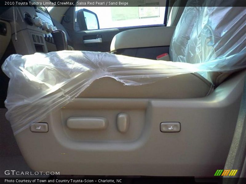 Salsa Red Pearl / Sand Beige 2010 Toyota Tundra Limited CrewMax