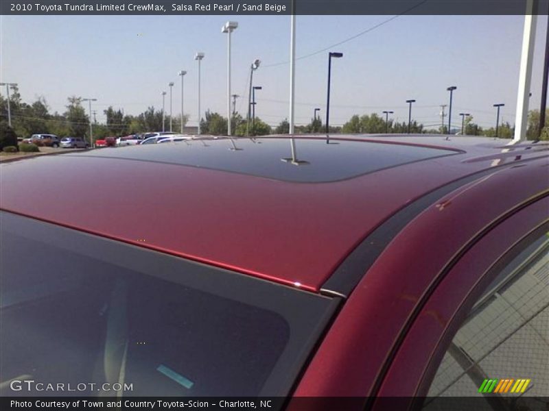 Salsa Red Pearl / Sand Beige 2010 Toyota Tundra Limited CrewMax