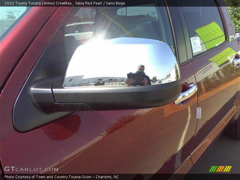 Salsa Red Pearl / Sand Beige 2010 Toyota Tundra Limited CrewMax