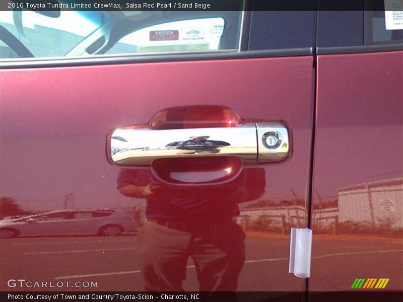 Salsa Red Pearl / Sand Beige 2010 Toyota Tundra Limited CrewMax