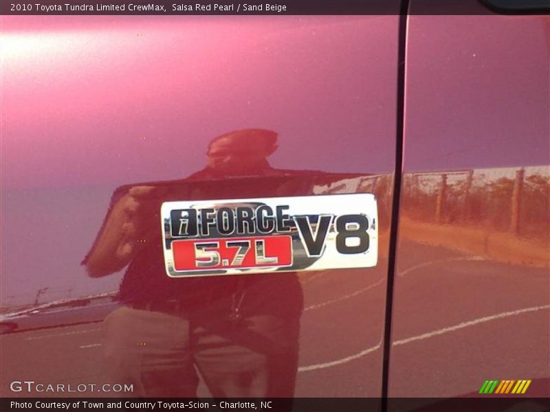 Salsa Red Pearl / Sand Beige 2010 Toyota Tundra Limited CrewMax
