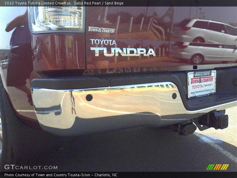 Salsa Red Pearl / Sand Beige 2010 Toyota Tundra Limited CrewMax