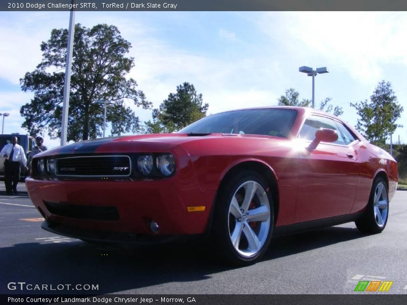 TorRed / Dark Slate Gray 2010 Dodge Challenger SRT8