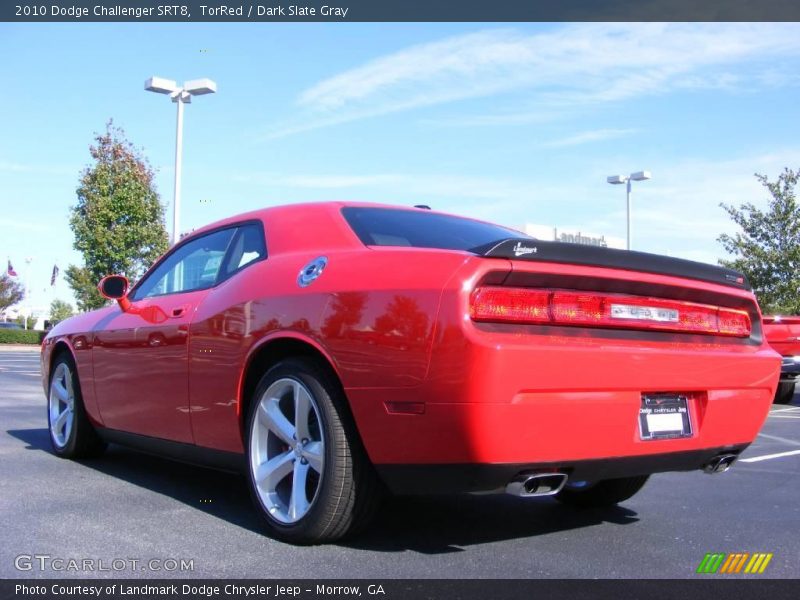 TorRed / Dark Slate Gray 2010 Dodge Challenger SRT8