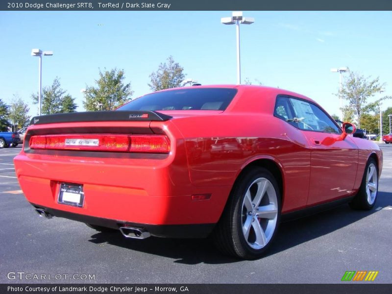 TorRed / Dark Slate Gray 2010 Dodge Challenger SRT8