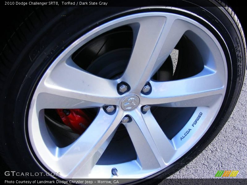 TorRed / Dark Slate Gray 2010 Dodge Challenger SRT8