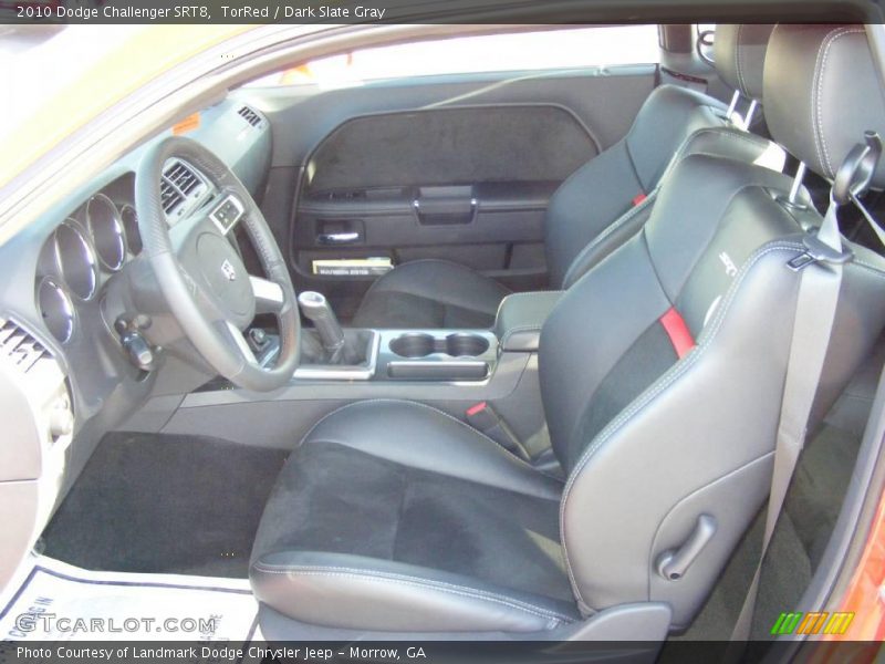 TorRed / Dark Slate Gray 2010 Dodge Challenger SRT8