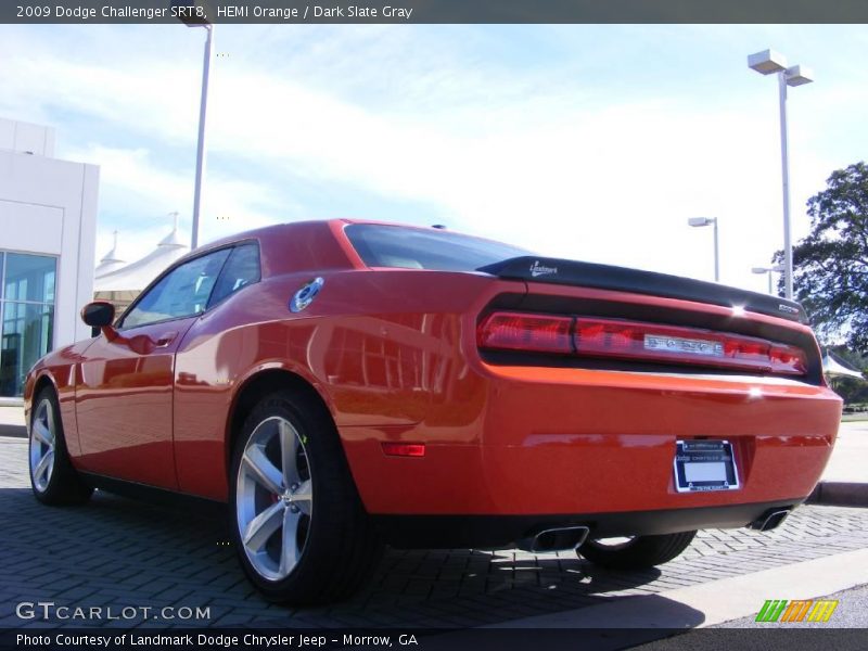 HEMI Orange / Dark Slate Gray 2009 Dodge Challenger SRT8