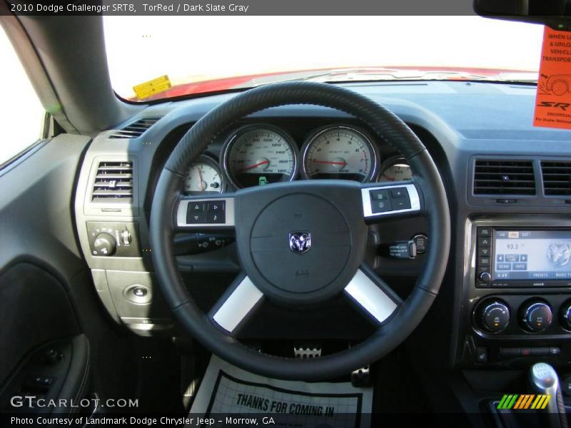 TorRed / Dark Slate Gray 2010 Dodge Challenger SRT8