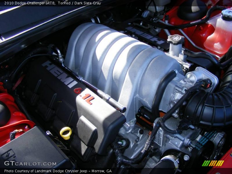 TorRed / Dark Slate Gray 2010 Dodge Challenger SRT8