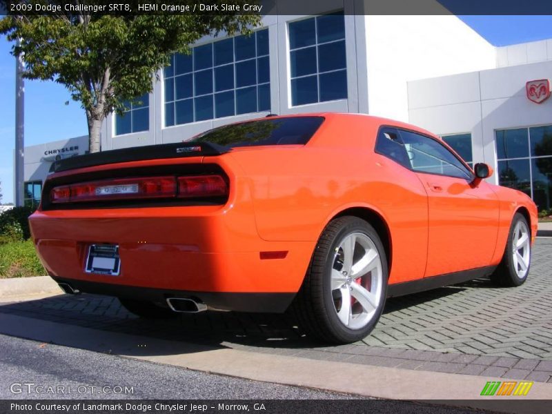 HEMI Orange / Dark Slate Gray 2009 Dodge Challenger SRT8