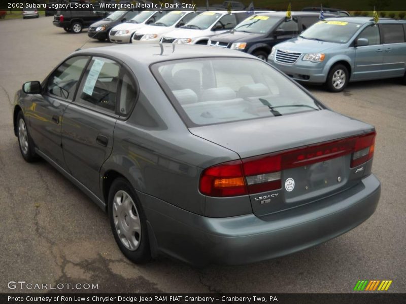 Wintergreen Metallic / Dark Gray 2002 Subaru Legacy L Sedan