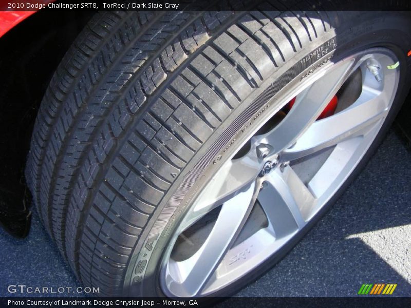 TorRed / Dark Slate Gray 2010 Dodge Challenger SRT8