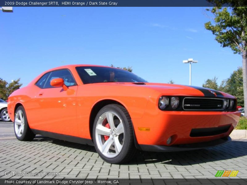 HEMI Orange / Dark Slate Gray 2009 Dodge Challenger SRT8