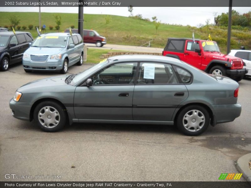 Wintergreen Metallic / Dark Gray 2002 Subaru Legacy L Sedan